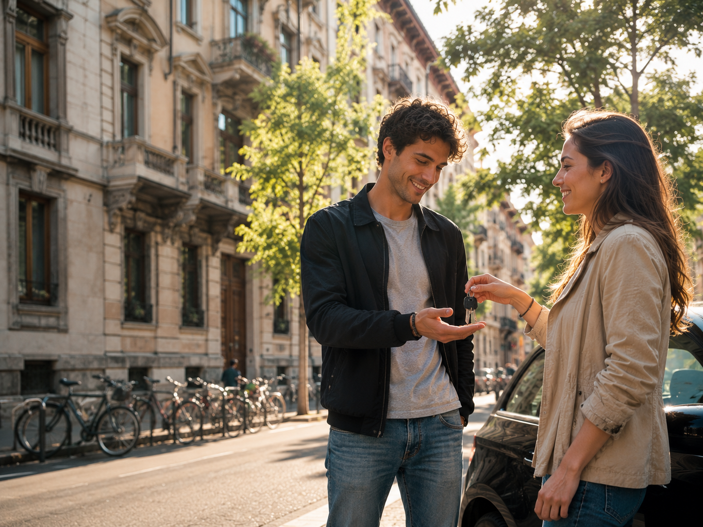 Passaggio di chiavi tra persone Share2go