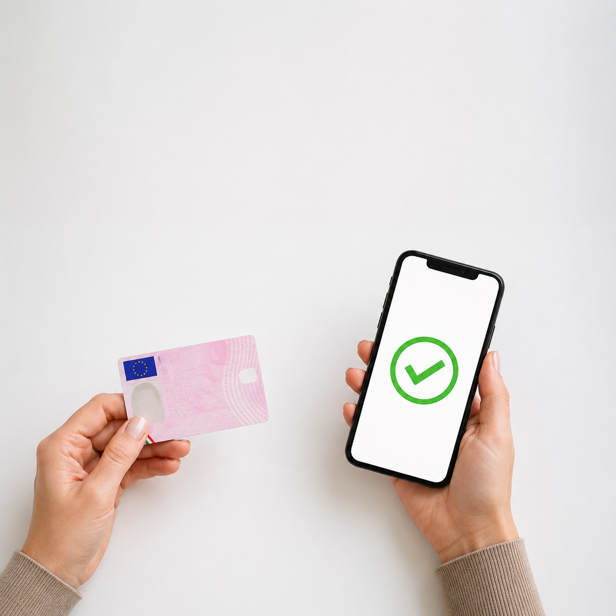 Verifica identità patente e selfie su Share2go